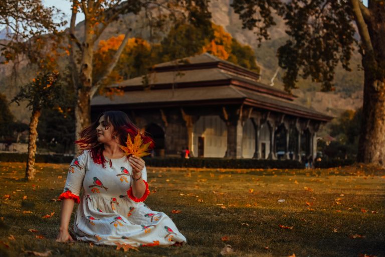 Mughal garden in Kashmir