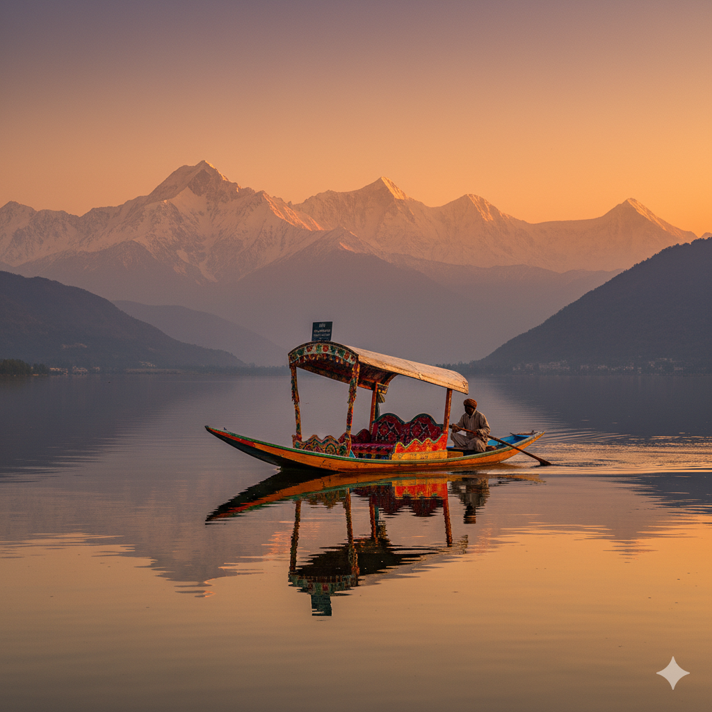  Affordable Kashmir budget tour package starting with a shikara ride on Dal Lake