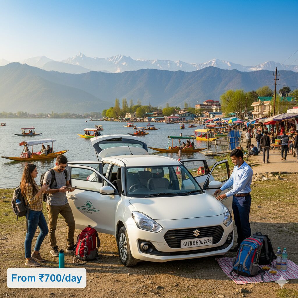 Affordable cheap cab service in kashmir - reliable budget travel with verified drivers and transparent pricing for backpackers and budget travelers