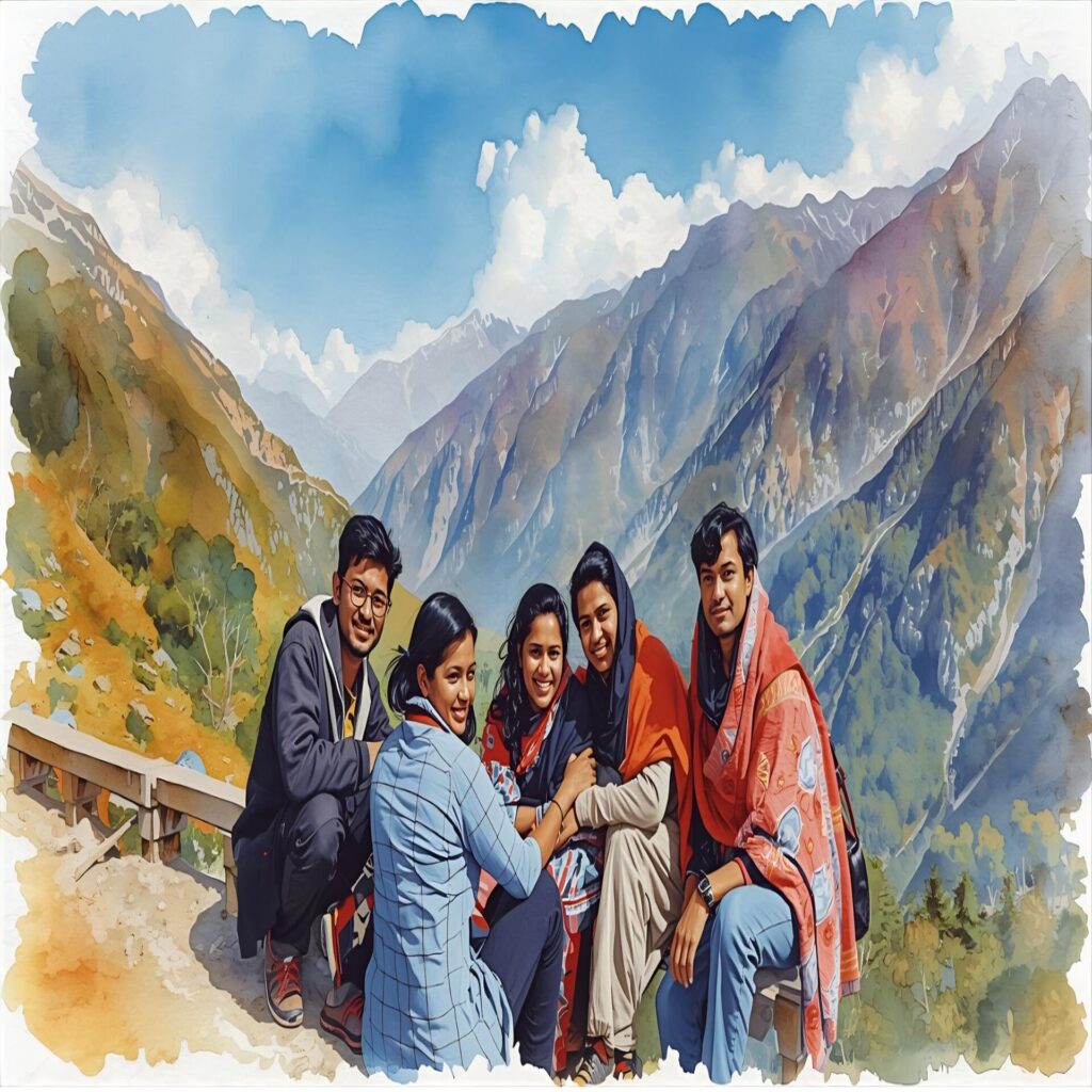 5 Perfect Kashmir Packages from Pune: Your 2025 Dream Trip 5 Group of friends from Pune in Pahalgam