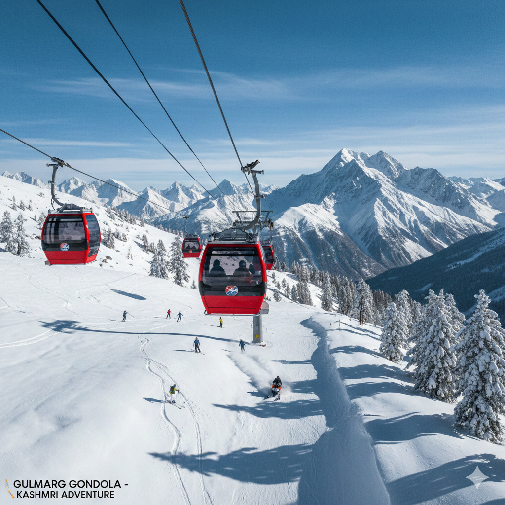 15 Best Places to Visit in Kashmir: Ultimate 2025-2026 Travel Guide 8 Gulmarg Gondola ride - essential among best places to visit in kashmir for adventure seekers