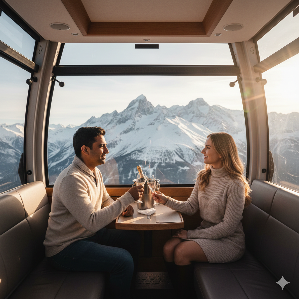 Ultimate Kashmir Honeymoon Package All Inclusive 2025-2026 | Luxury Experience 10 Private Gondola experience luxury Kashmir honeymoon package all inclusive