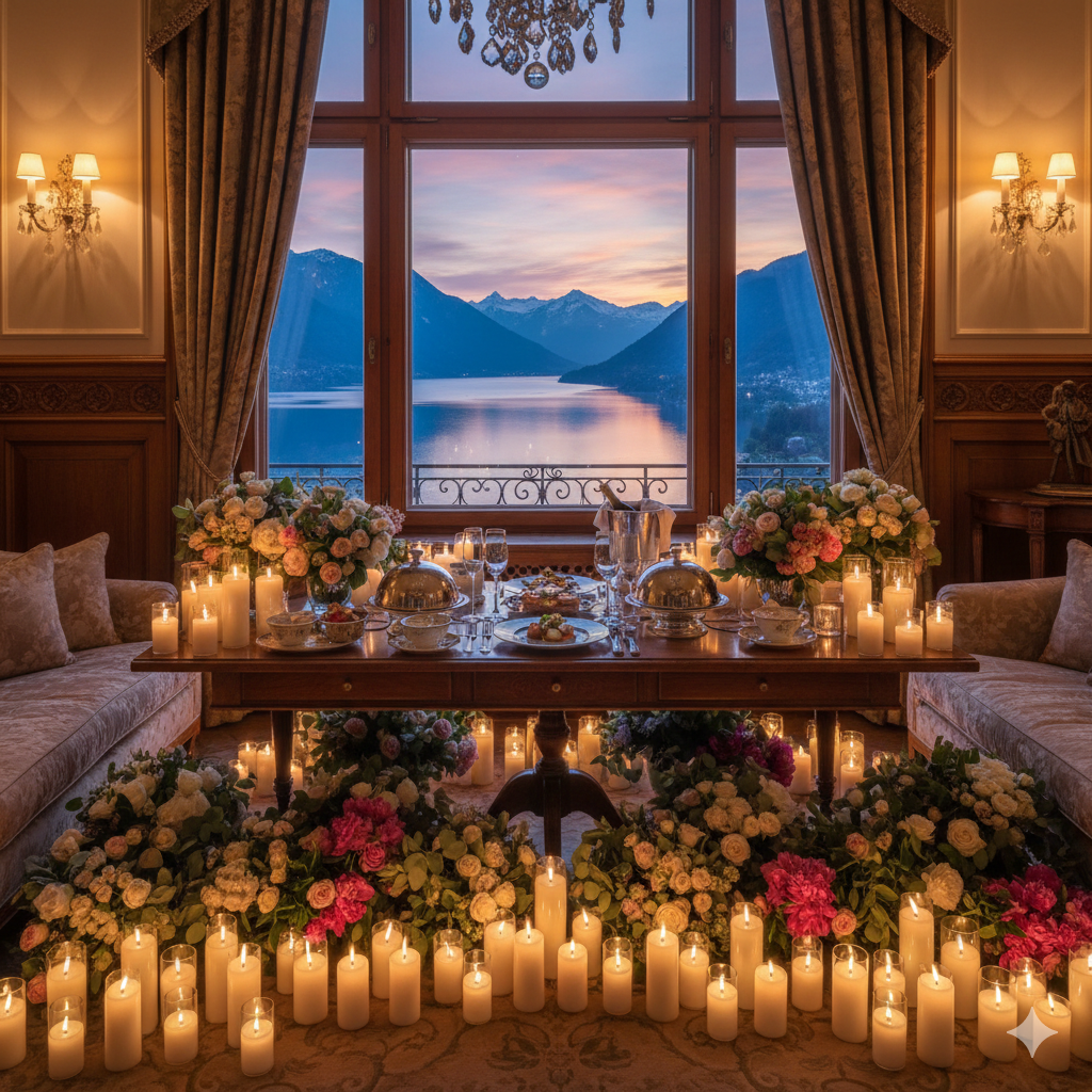 Ultimate Kashmir Honeymoon Package All Inclusive 2025-2026 | Luxury Experience 11 Private romantic dining - exclusive feature in Kashmir honeymoon package all inclusive