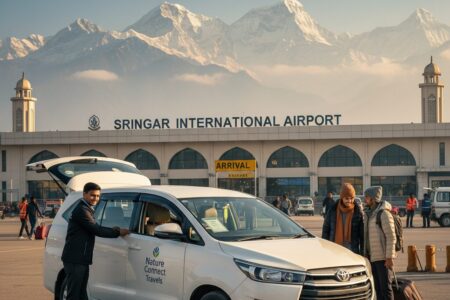 srinagar airport to gulmarg cab