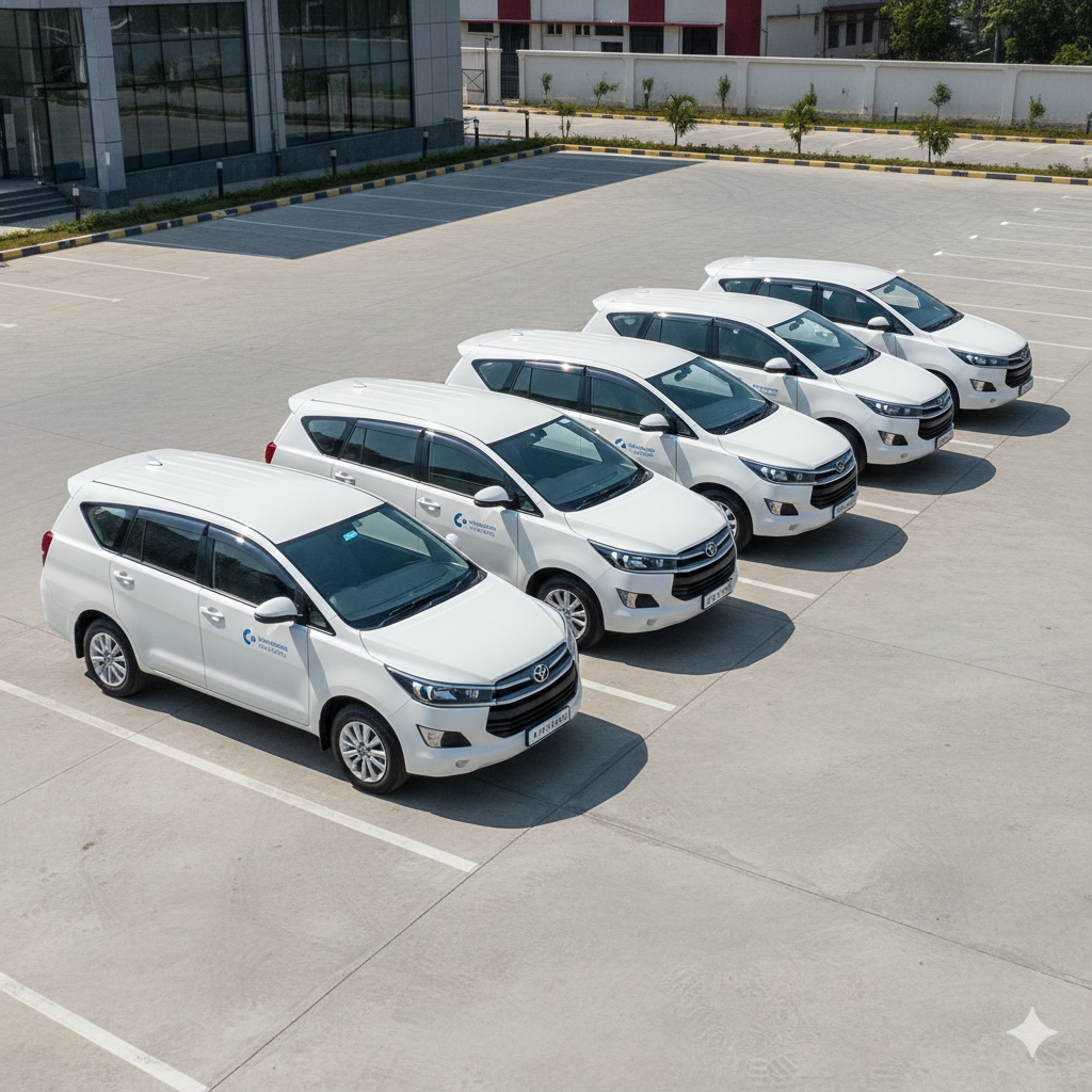 Professional and reliable fleet of Kashmir taxi service cars from a trusted tour operator