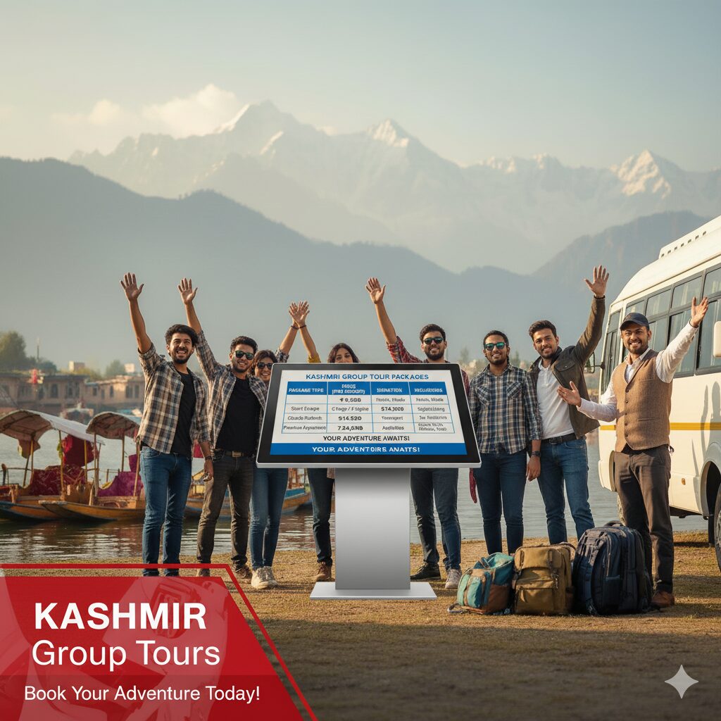 Best Kashmir Group Tour Packages 2025-2026 | Great Deals & Fun 7 Transparent pricing for kashmir group tour packages with maximum savings