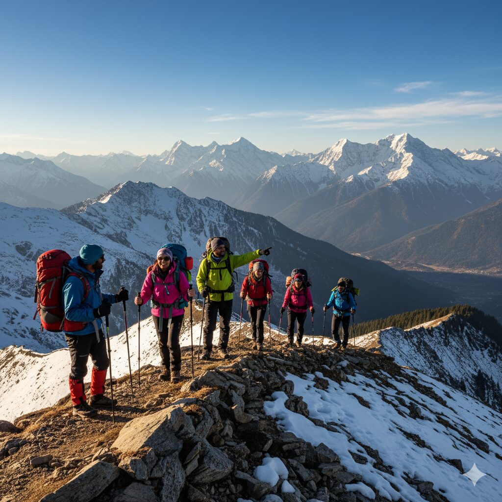 Trekking in Gulmarg - essential for a Kashmir adventure tour package