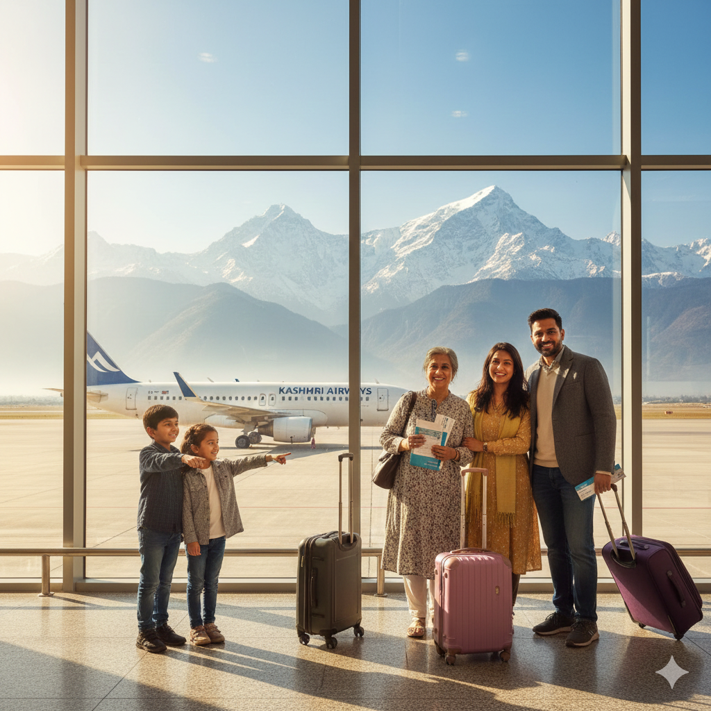 kashmir family tour package with flight