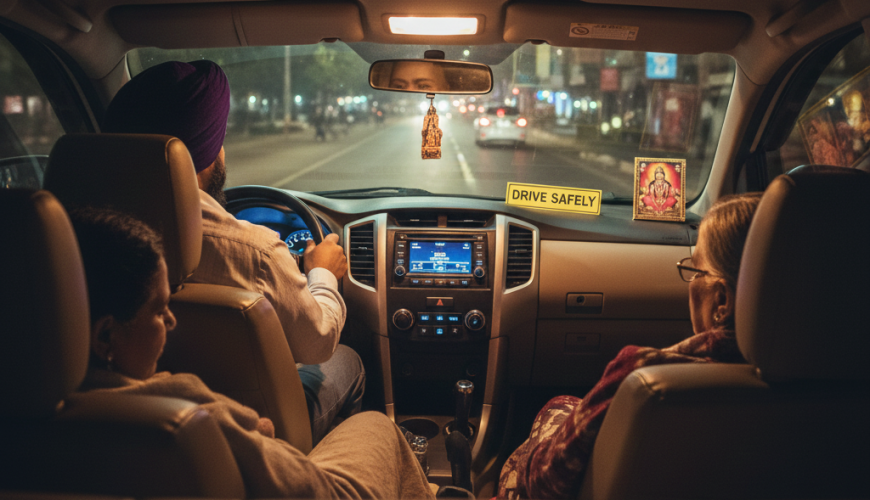 Comfortable and respectful cab from Katra to Srinagar for tired pilgrim families after darshan