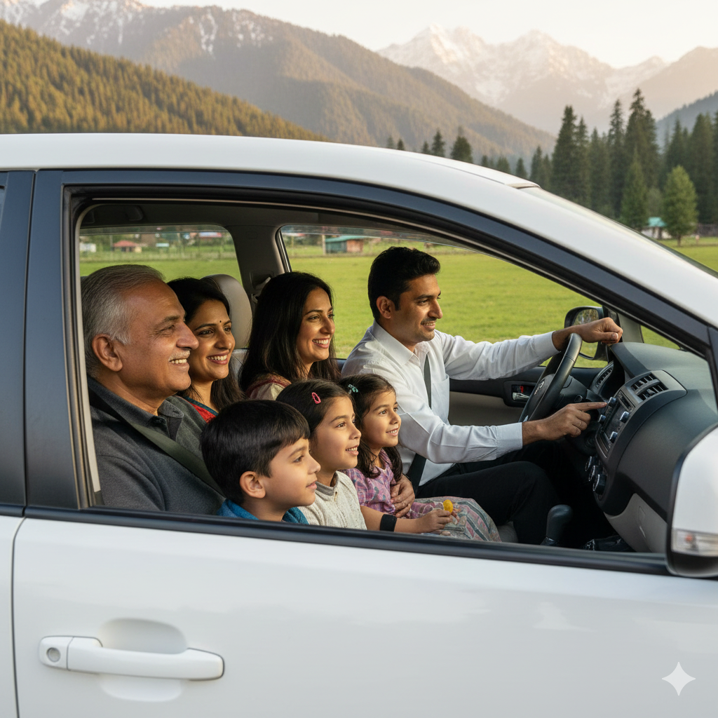 Amazing Best Travel Operator in Srinagar 2026: Complete Guide 10 Happy multi-generational family on a comfortable tour with best travel operator in Srinagar for family tours