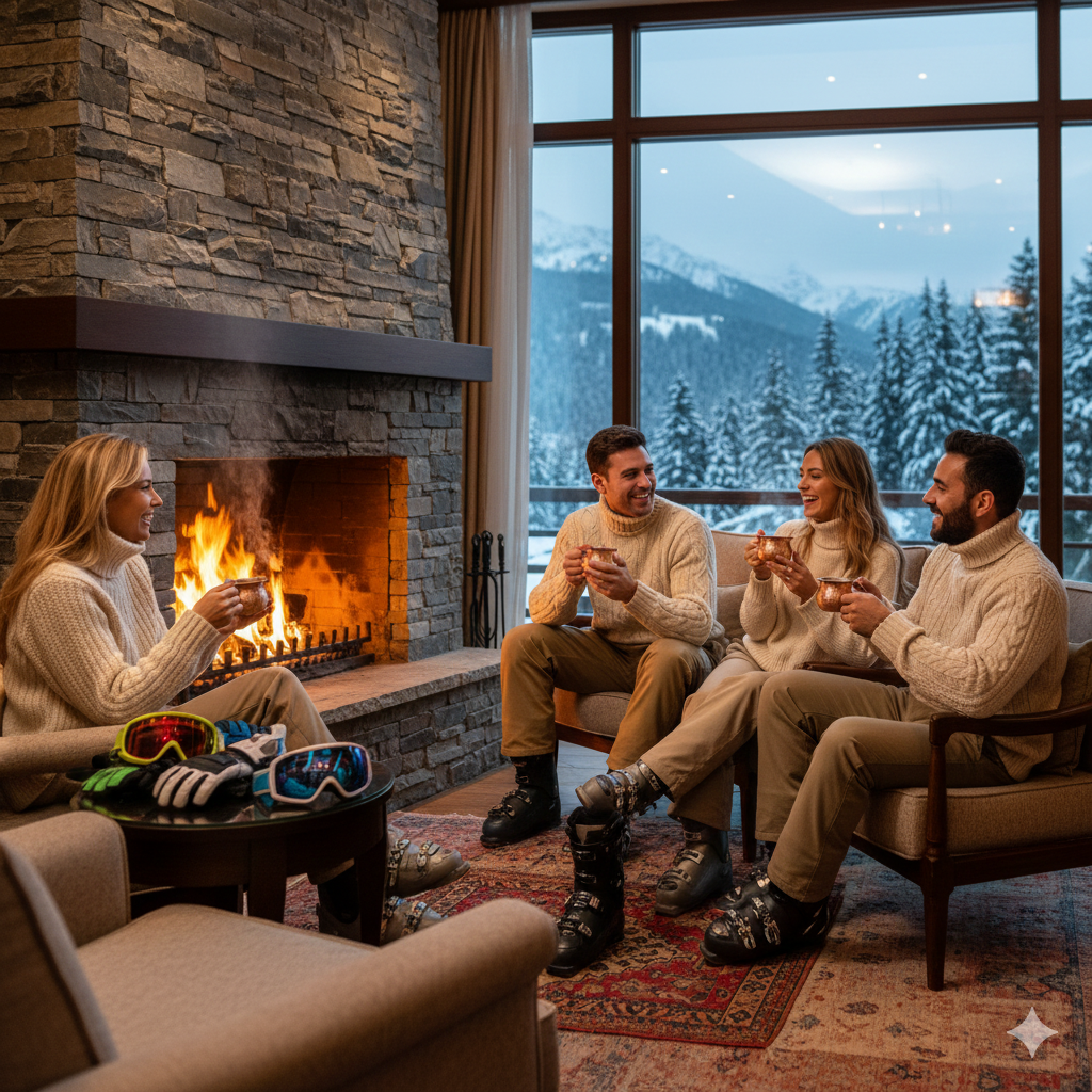 Amazing Gulmarg Skiing Packages 2026: Ultimate Guide & Deals 10 Luxurious après-ski relaxation included in all-inclusive Gulmarg skiing packages at premium hotels