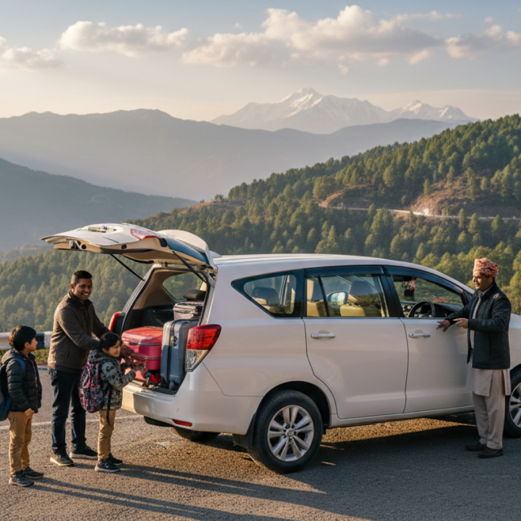 Reliable Toyota Innova cab from Jammu to Srinagar for family travel on NH44 highway