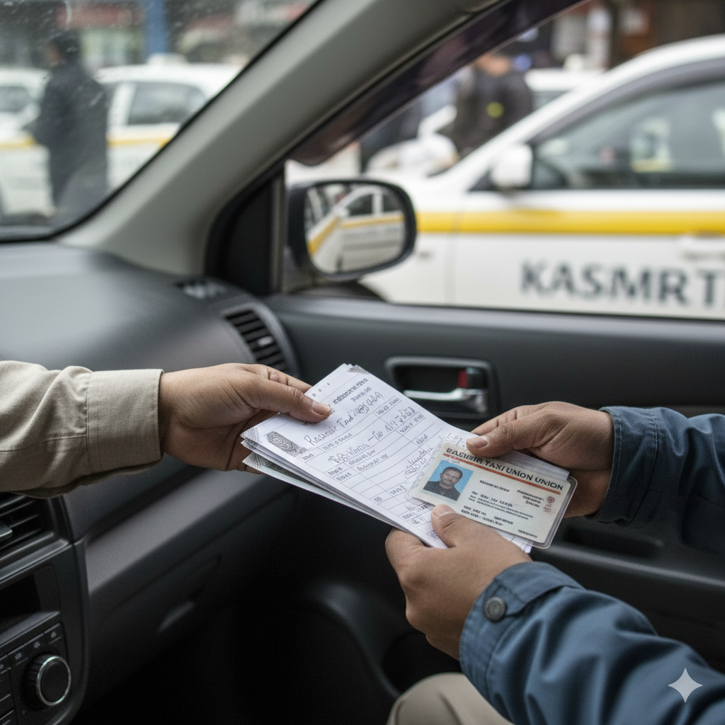 9 Kashmir Taxi Union Rates 2026: Complete Official Guide 10 Transparent payment process using official Kashmir taxi union rates slip and driver ID