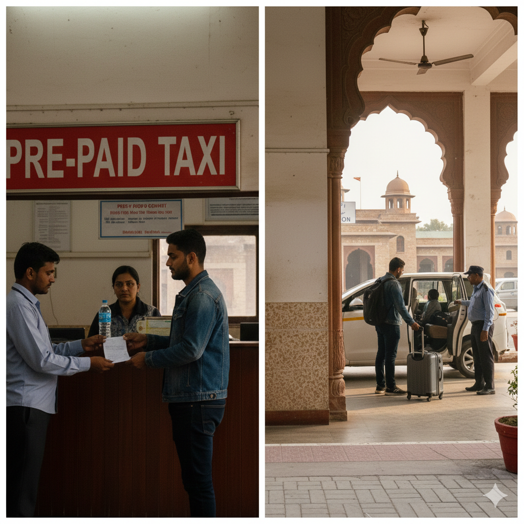 Srinagar railway station to Dal Lake taxi fare