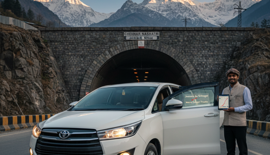 cab from jammu to srinagar