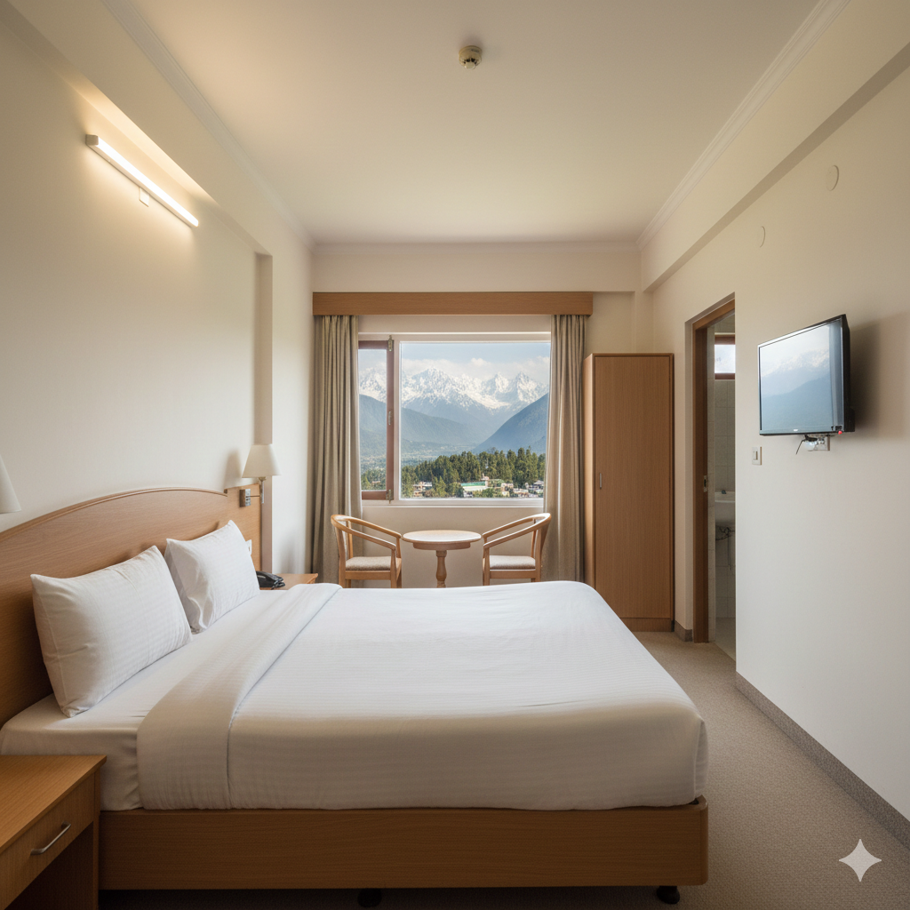 Comfort on a budget - affordable 3-star hotels are a key part of value-packed cheap Srinagar tour packages