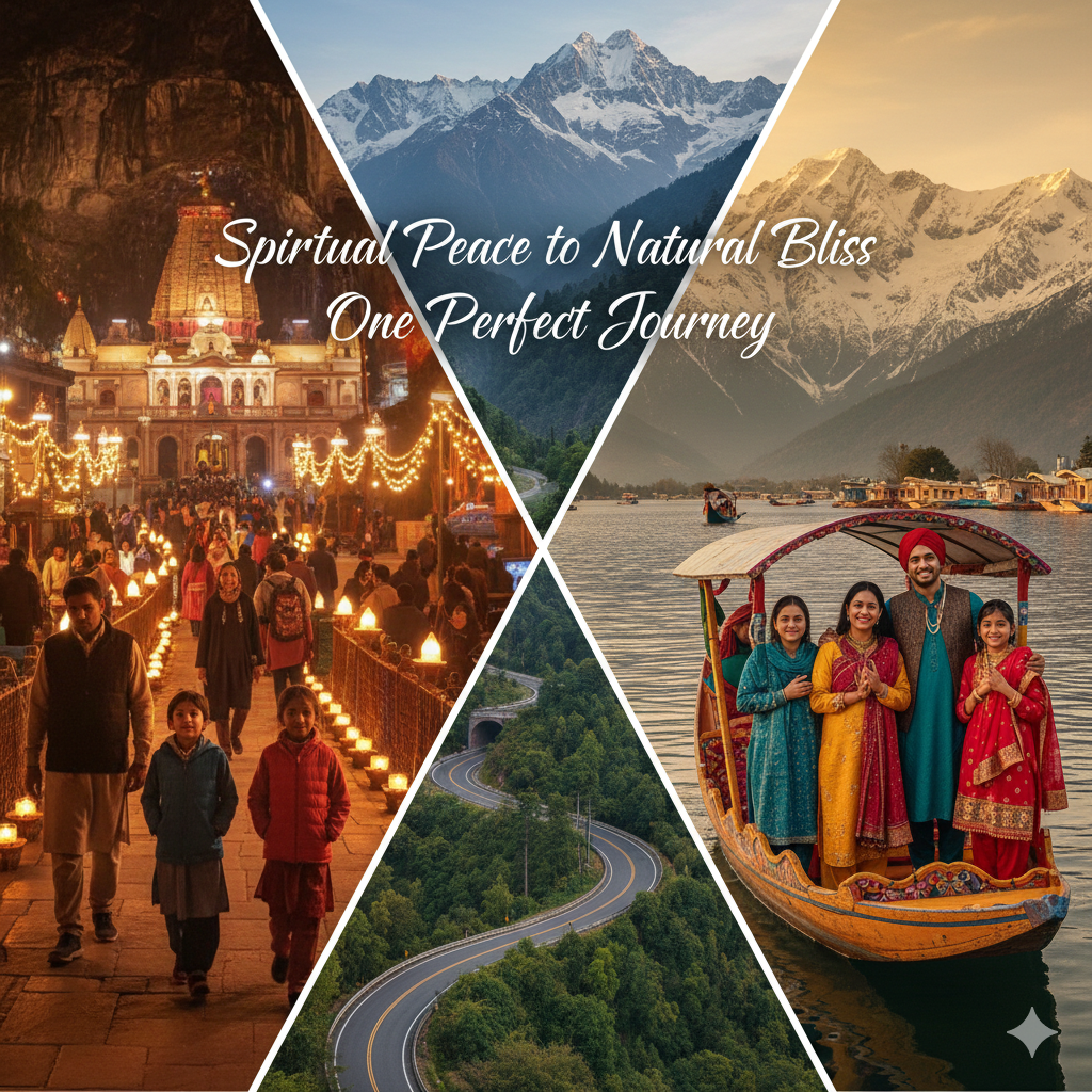 Complete Katra to Kashmir package experience combining Vaishno Devi pilgrimage with Kashmir valley tour - Nature Connect Travels