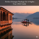 Golden hour on Dal Lake, Srinagar - the perfect start to a 4-night Srinagar package with houseboat stay and shikara ride