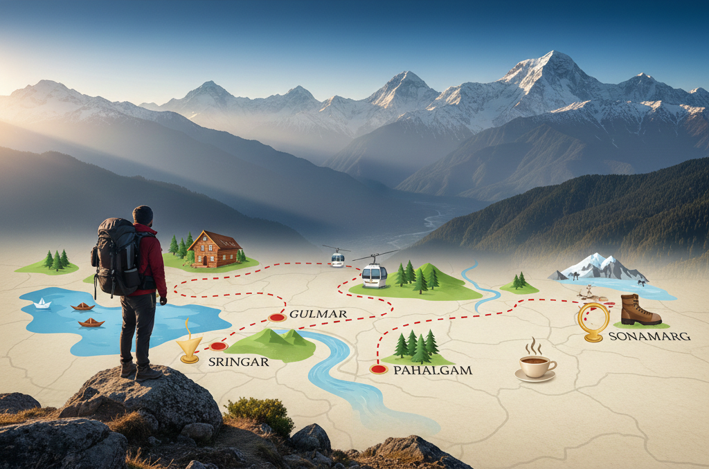 Itinerary for Kashmir for 7 Days