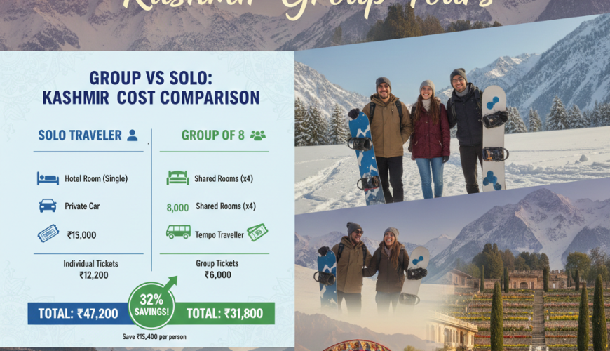 Kashmir Group Tour Packages 2026 - Save 40% on All-Inclusive Group Travel Deals Nature Connect Travels