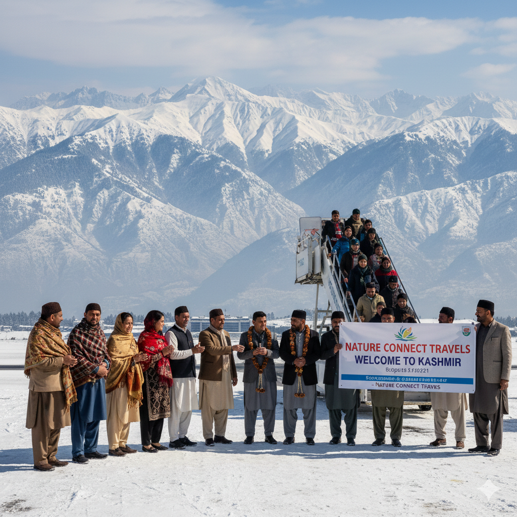 Best Delhi to Srinagar Tour Package 2026 | All-Inclusive Deals 10 Professional ground team welcome - exclusive service in premium Delhi to Srinagar tour packages