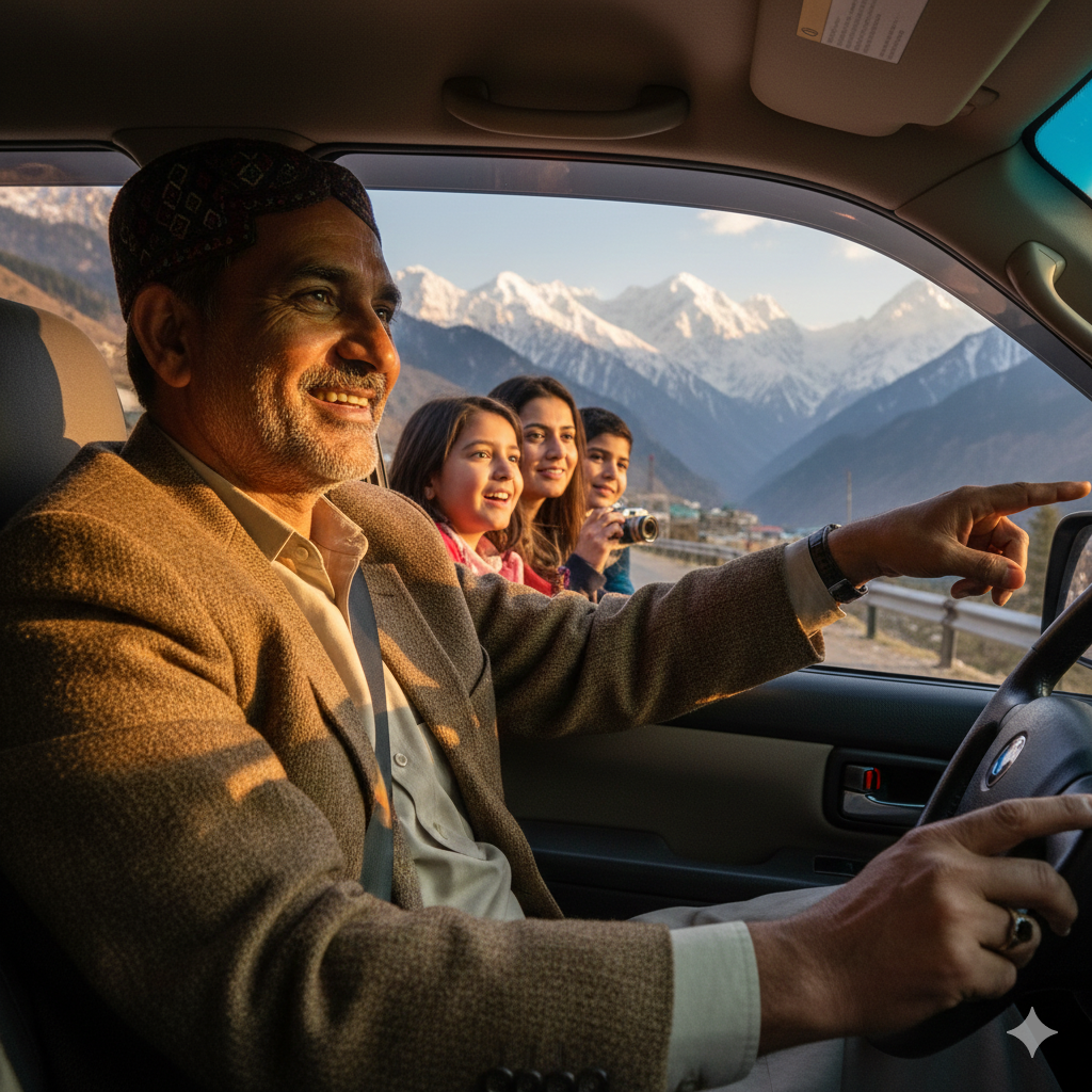 The benefit of a local driver from a Kashmiri online cab service - expert guides who enhance your trip to Gulmarg, Pahalgam, and Sonamarg