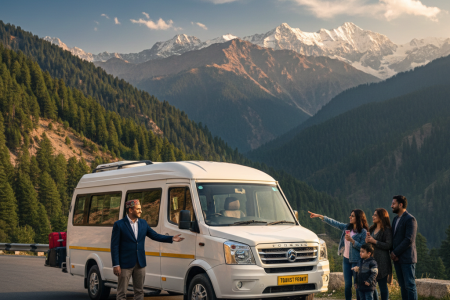 8 Seater Tempo Traveller in Kashmir