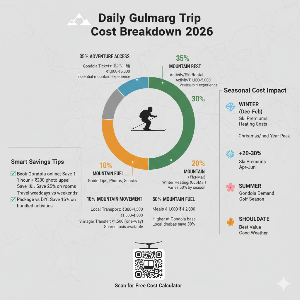 GULMARG TRIP COST 2026