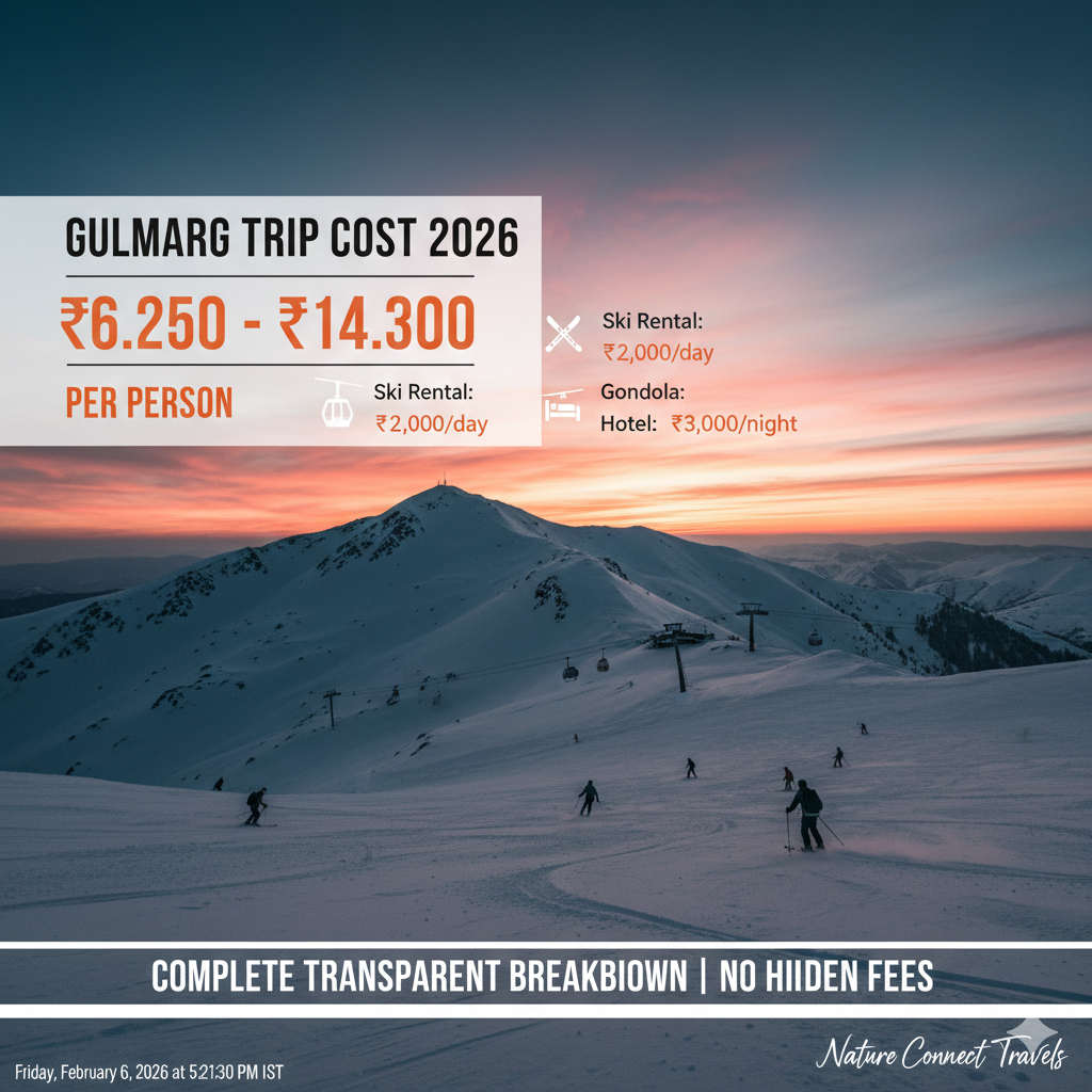 GULMARG TRIP COST 2026