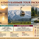3 nights 4 days Kashmir tour packages 2026 comparison with Budget Express ₹12K-18K pp, Classic ₹18K-28K pp most popular, Premium Honeymoon ₹35K-55K per couple, day-by-day itinerary Day 1 arrival shikara Day 2 Mughal Gardens Day 3 Gulmarg Gondola Day 4 departure, quick statistics average cost ₹14K-20K pp total distance 250km, insider tip choose Gulmarg OR Pahalgam for 3-night trip