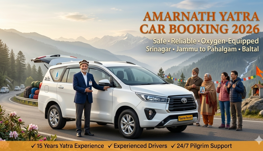 amarnath yatra car booking