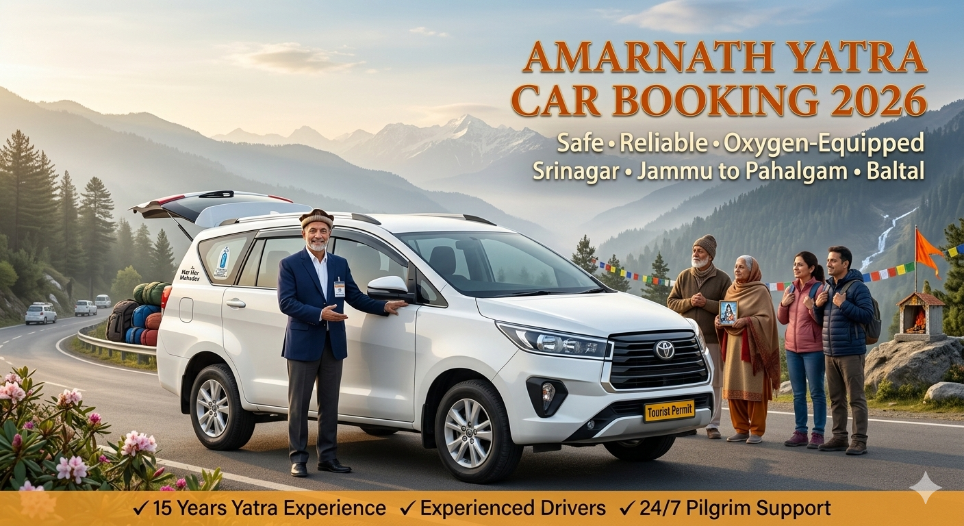 amarnath yatra car booking
