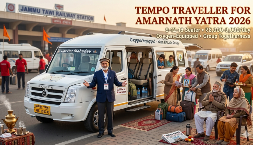 tempo traveller for amarnath yatra