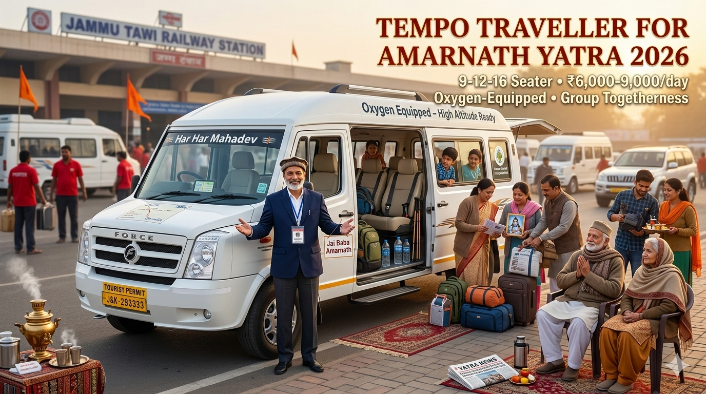 tempo traveller for amarnath yatra