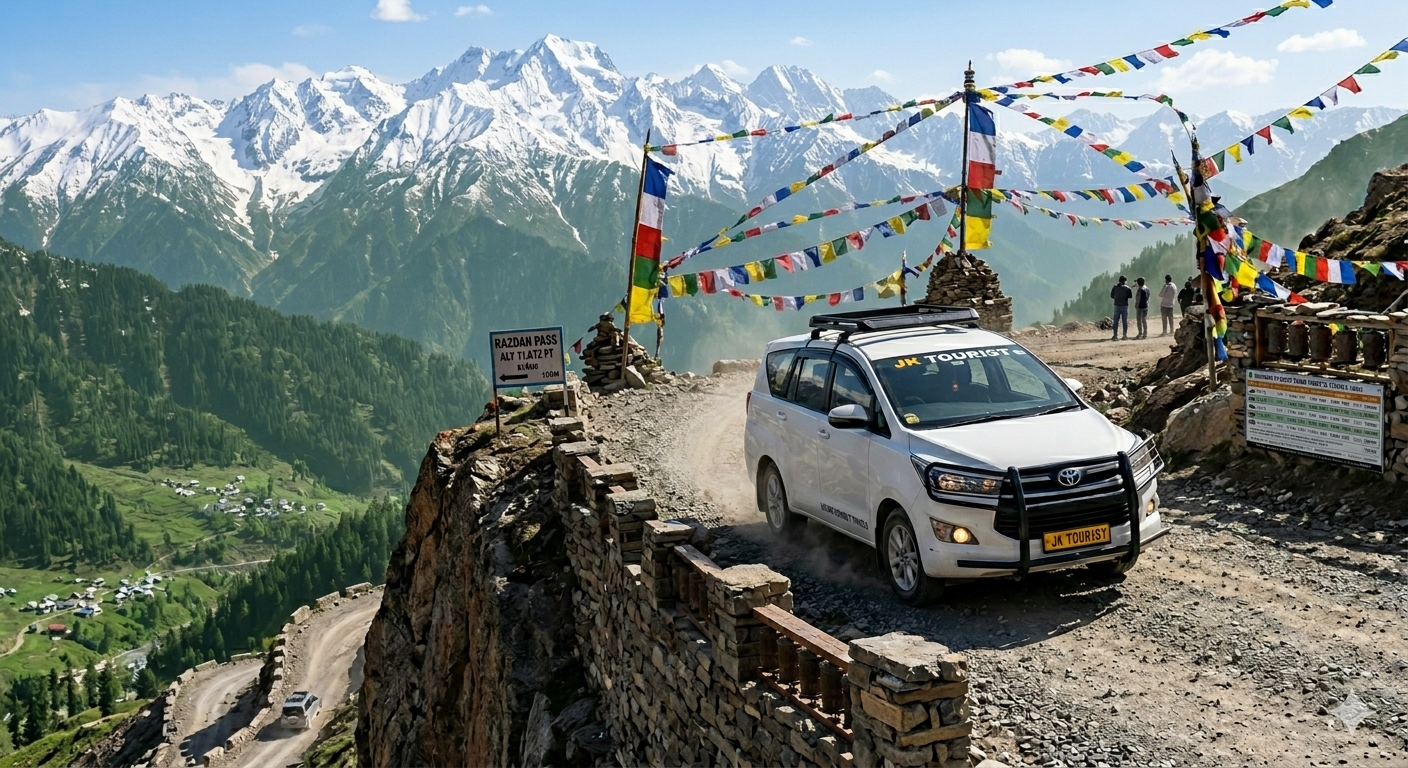 refundable security deposit, valid driving license requirement, fuel charges excluded, Kashmir valley exploration, Gulmarg road trip, Pahalgam self drive, Sonamarg car rental


