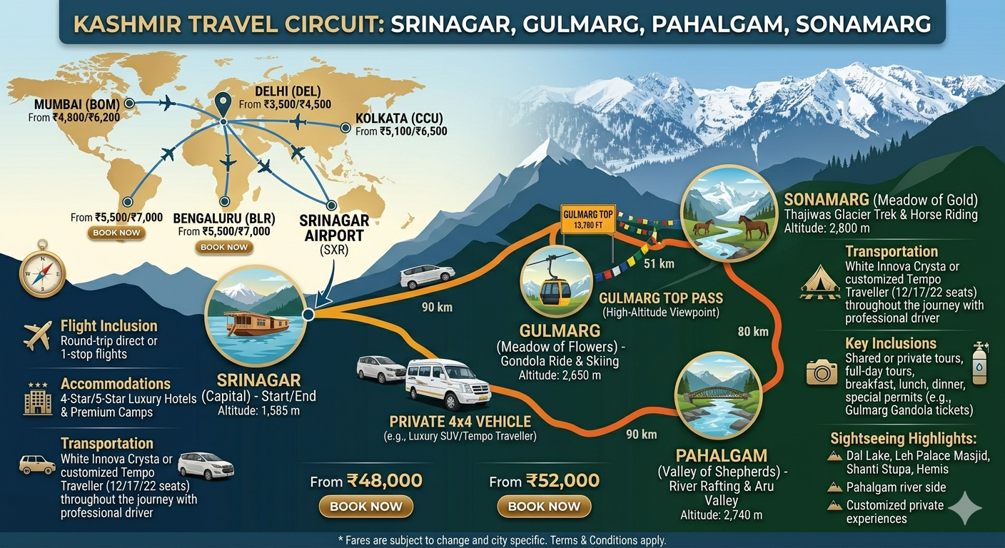 tempo traveller in kashmir