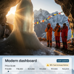 Amarnath Yatra package cost with taxi 2026 - complete budget breakdown from 13000 to 43000 rupees including taxi fare 3800 rupees, helicopter 3250 rupees, accommodation, registration fee 150 rupees, with 18 percent fare increase notification