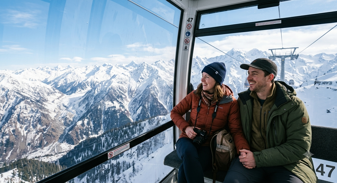 Best Kashmir tour package for 7 nights 8 days - Gulmarg Gondola ride
