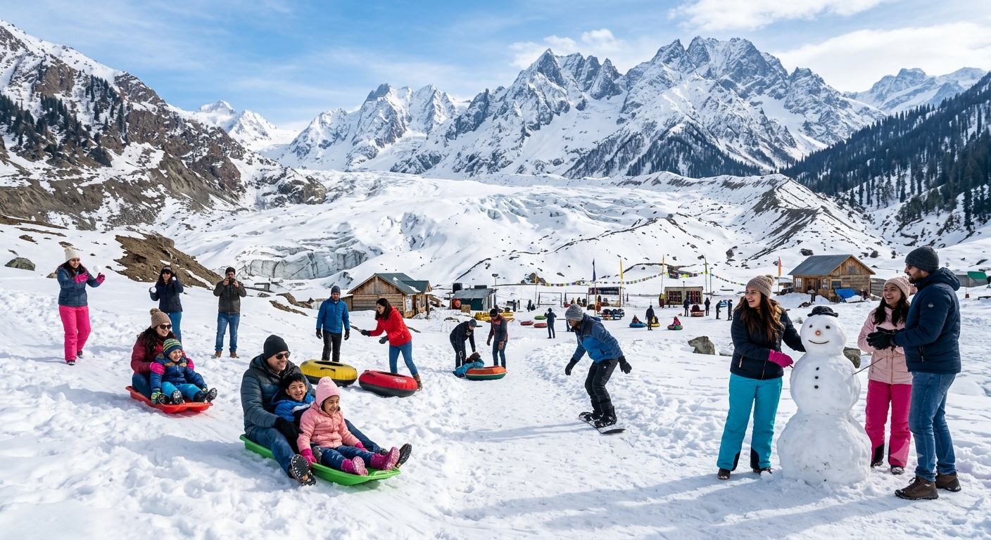 Best Kashmir tour package for 7 nights 8 days - Thajwas Glacier Sonamarg