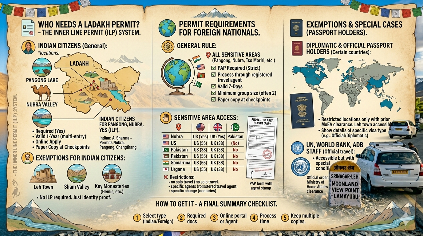 Leh Ladakh summer package 2026 - summer highlights infographic