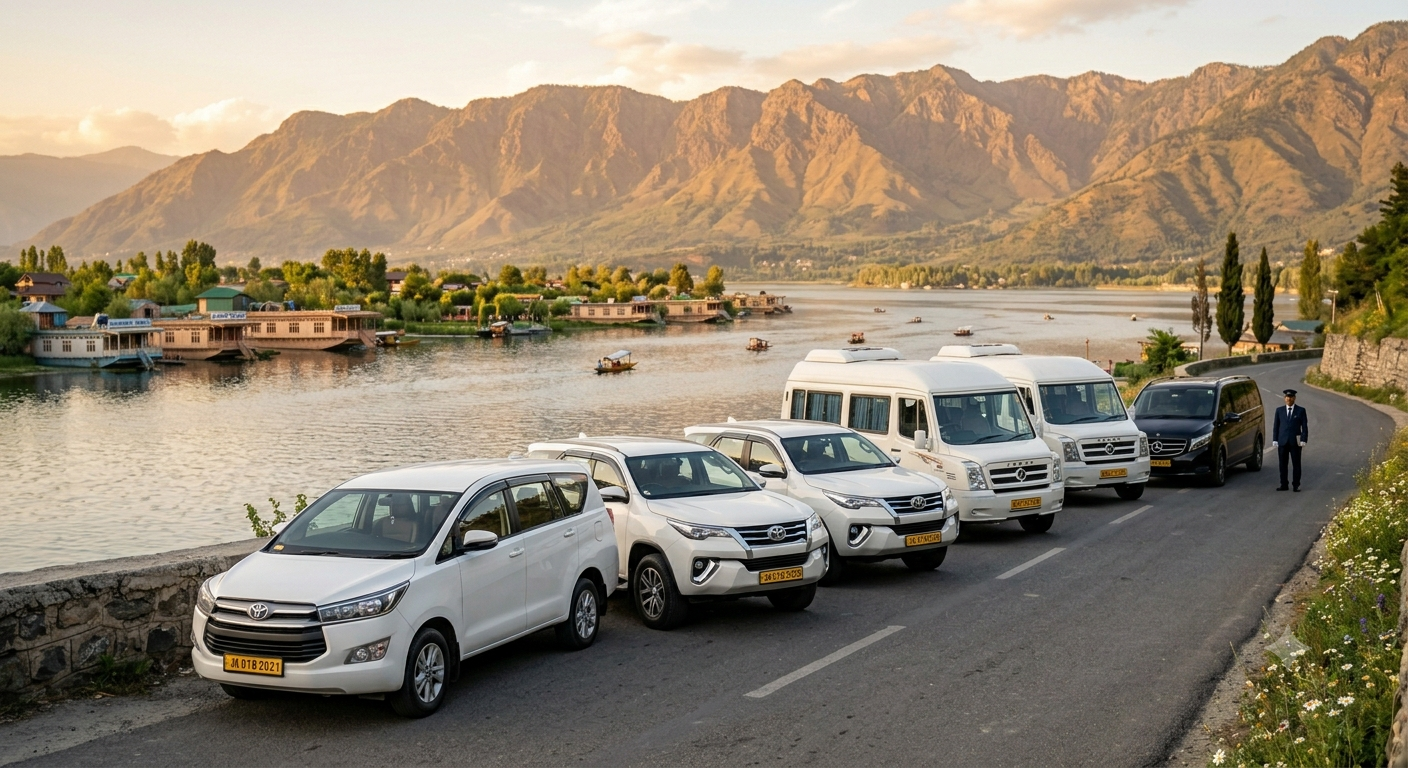 Luxury SUV Rental Kashmir Price Per Day 2026 | ₹5,000-₹15,000 | Guide 11 Luxury SUV rental Kashmir price per day 2026 - premium vehicle fleet
