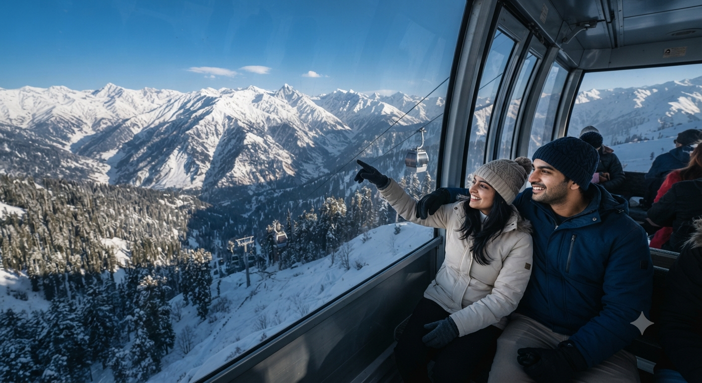 5 Nights 6 Days Kashmir Itinerary from Jammu 2026 | ₹12,500 | Book Now 17 5 nights 6 days Kashmir itinerary from Jammu 2026 - Gulmarg Gondola ride