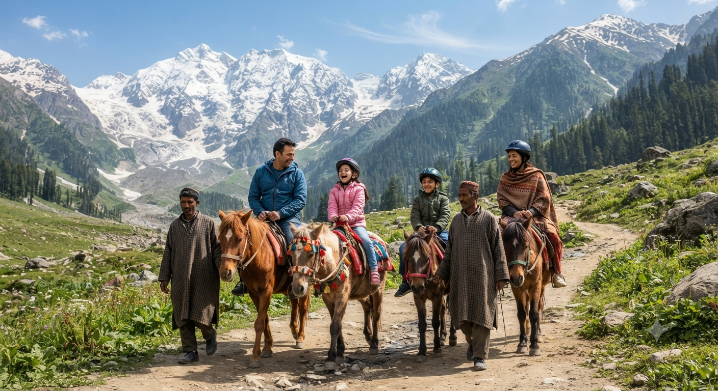 5 Nights 6 Days Kashmir Itinerary from Jammu 2026 | ₹12,500 | Book Now 18 5 nights 6 days Kashmir itinerary from Jammu 2026 - Sonamarg Thajiwas Glacier
