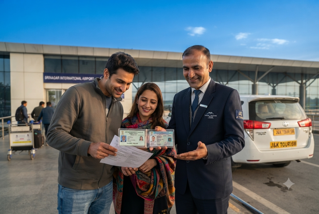 Best reliable cab service registered with J&K tourism - Driver verification process