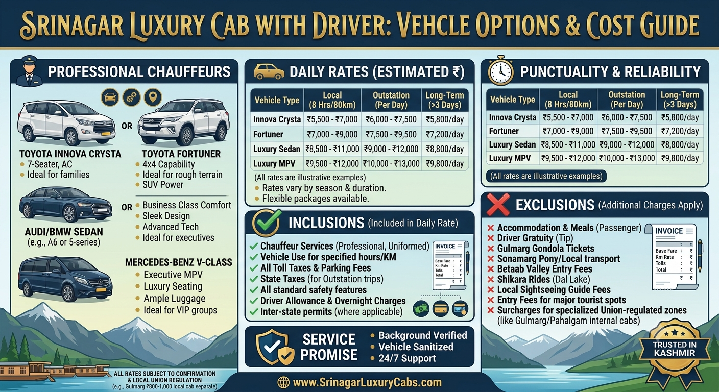 Srinagar Luxury Cab with Driver 2026 | ₹4,000 | Premium SUVs | Book Now 9 Gemini Generated Image c2csrtc2csrtc2cs