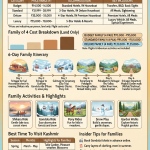 Kashmir 6 days 5 nights family package 2026 infographic - pricing, itinerary, family activities, inclusions