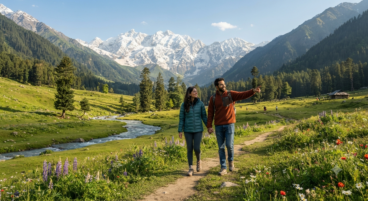 Kashmir 7 nights 8 days package from Delhi 2026 - Betaab Valley exploration