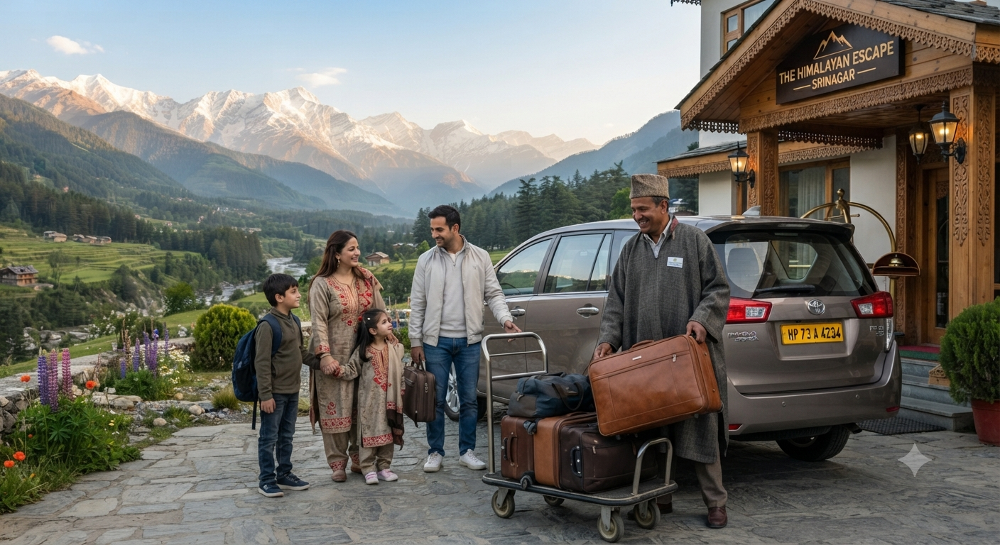 Kashmir cab rental contact number 2026 - Professional driver service