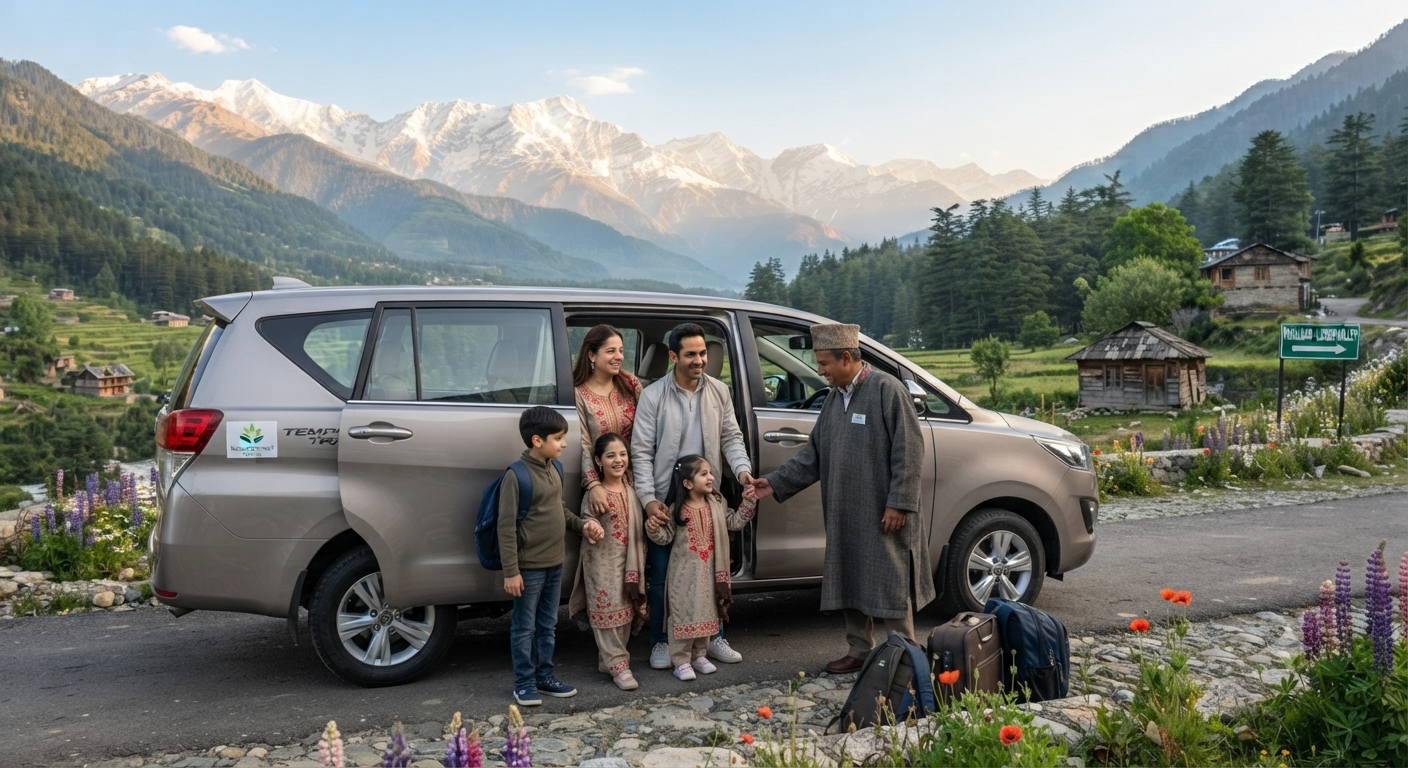 Kashmir cab rental contact number 2026 - Tempo Traveller rental for group tours