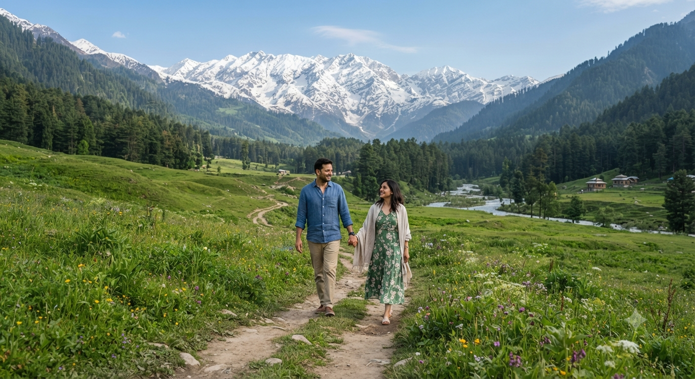 Kashmir couple package 6 days 5 nights 2026 - Betaab Valley Pahalgam